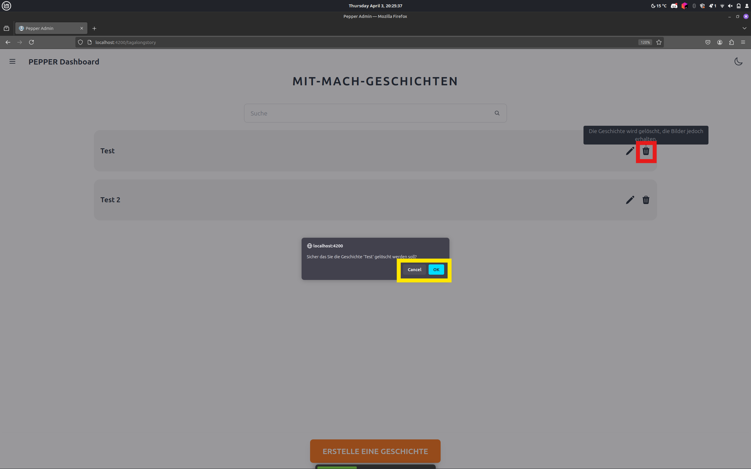 mmgLöschen